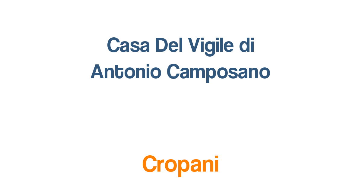 Casa del vigile di Antonio Camposano - Cinturone Completo di